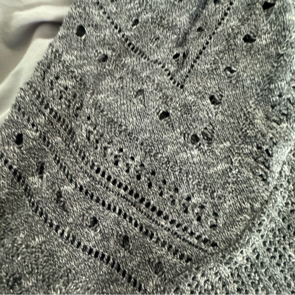 Torrid Gray Cowl Neck Sweater with Textured Knit